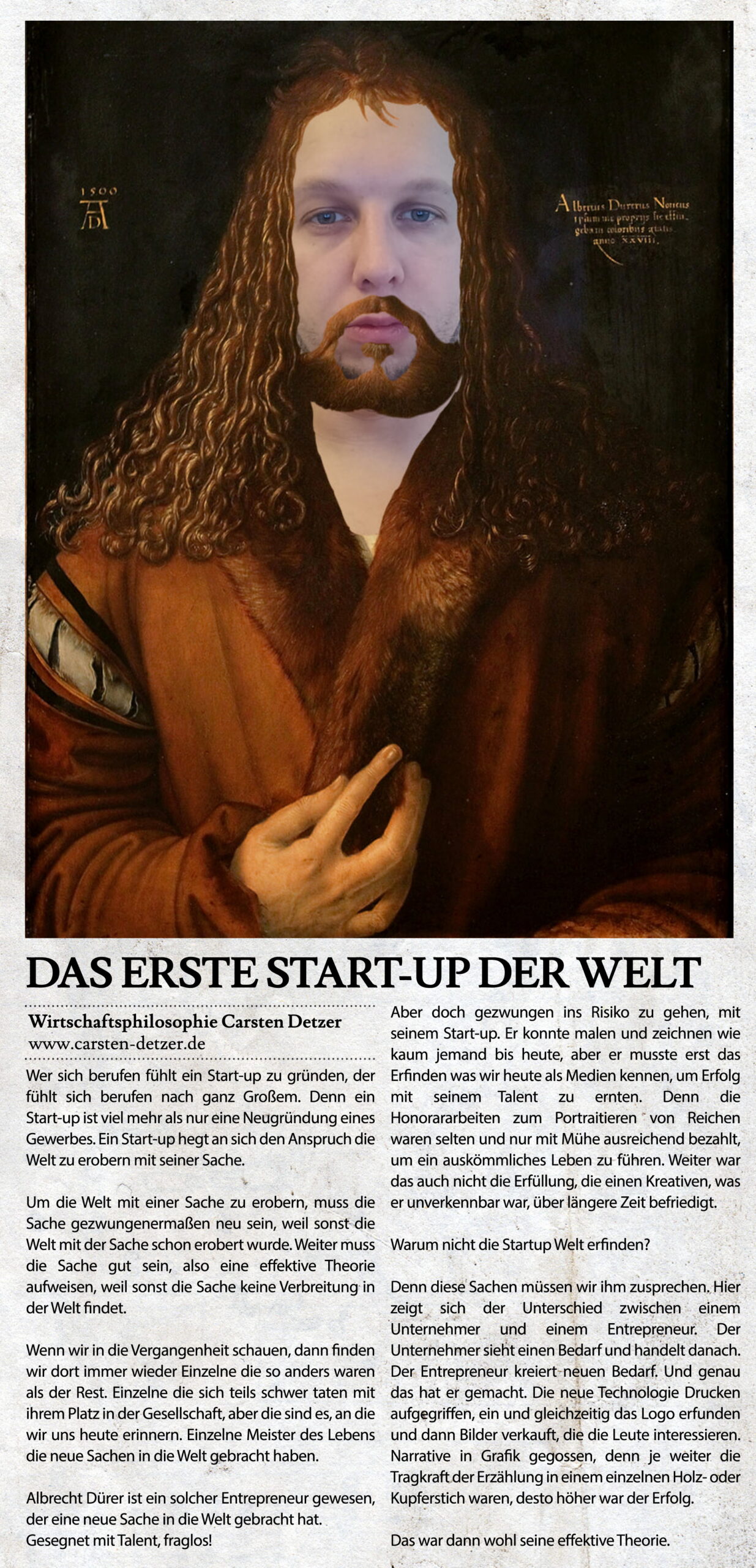 Das erste Start-up der Welt